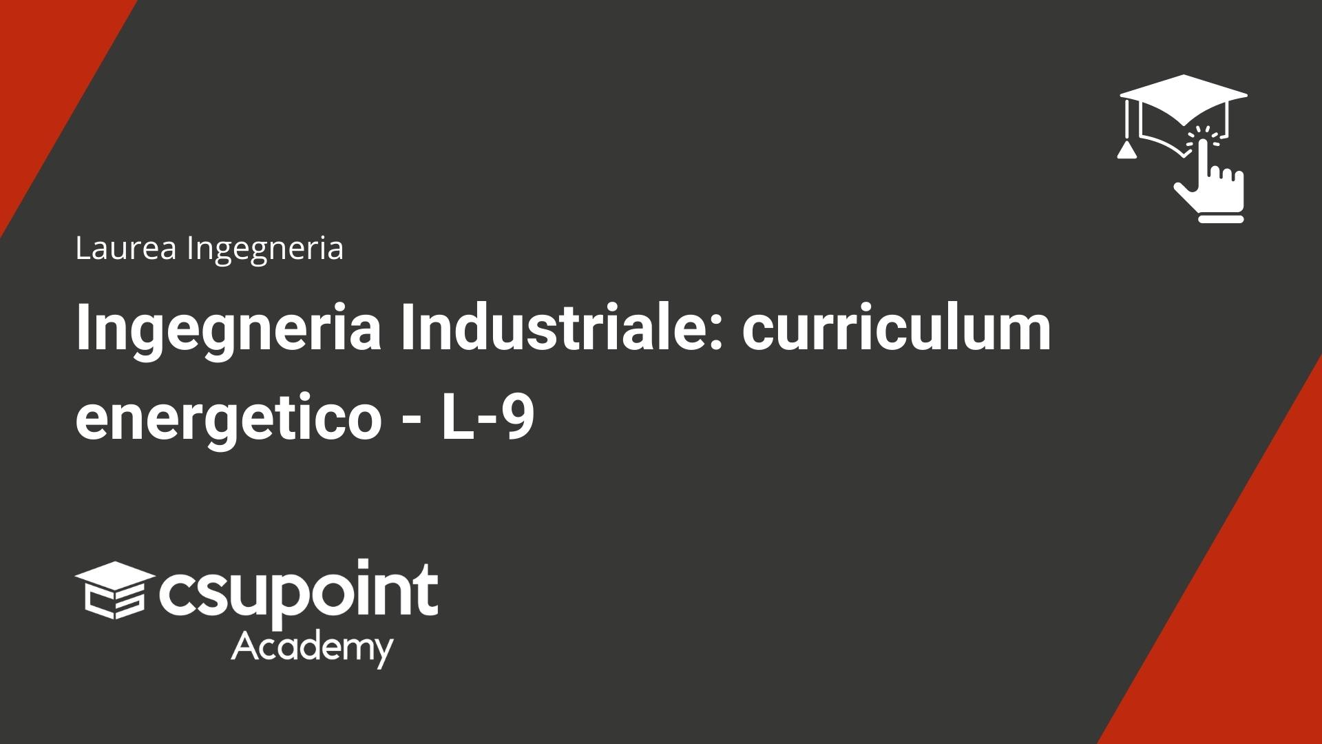 ingegneri aindustriale laurea