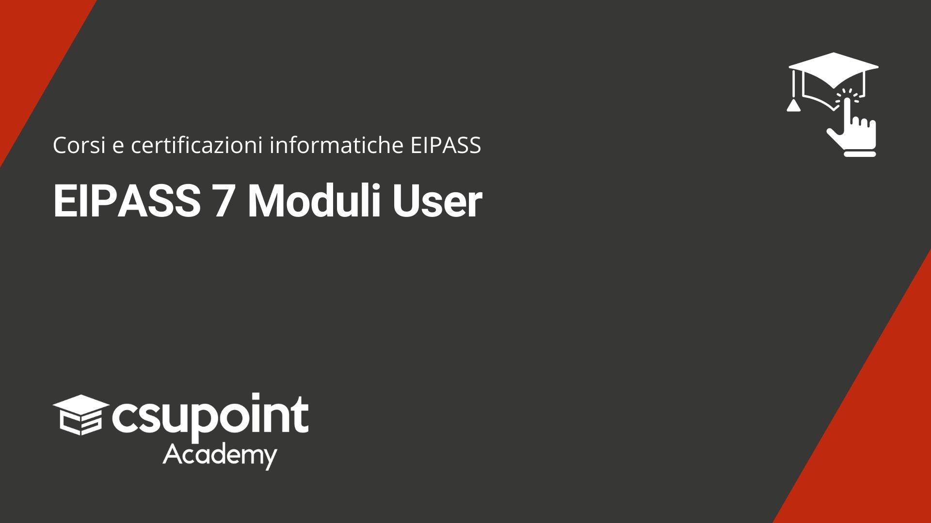 EIPASS 7 Moduli User