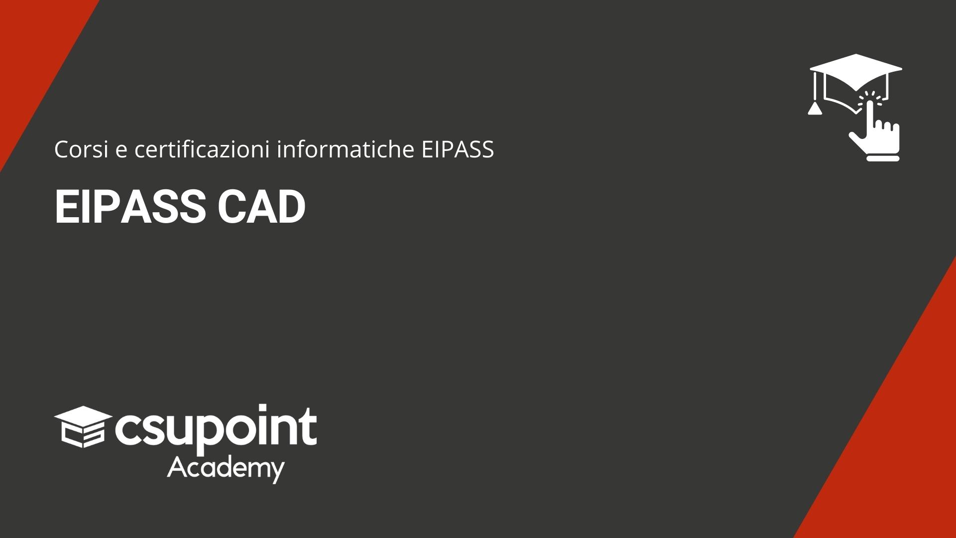 corso online EIPASS CAD
