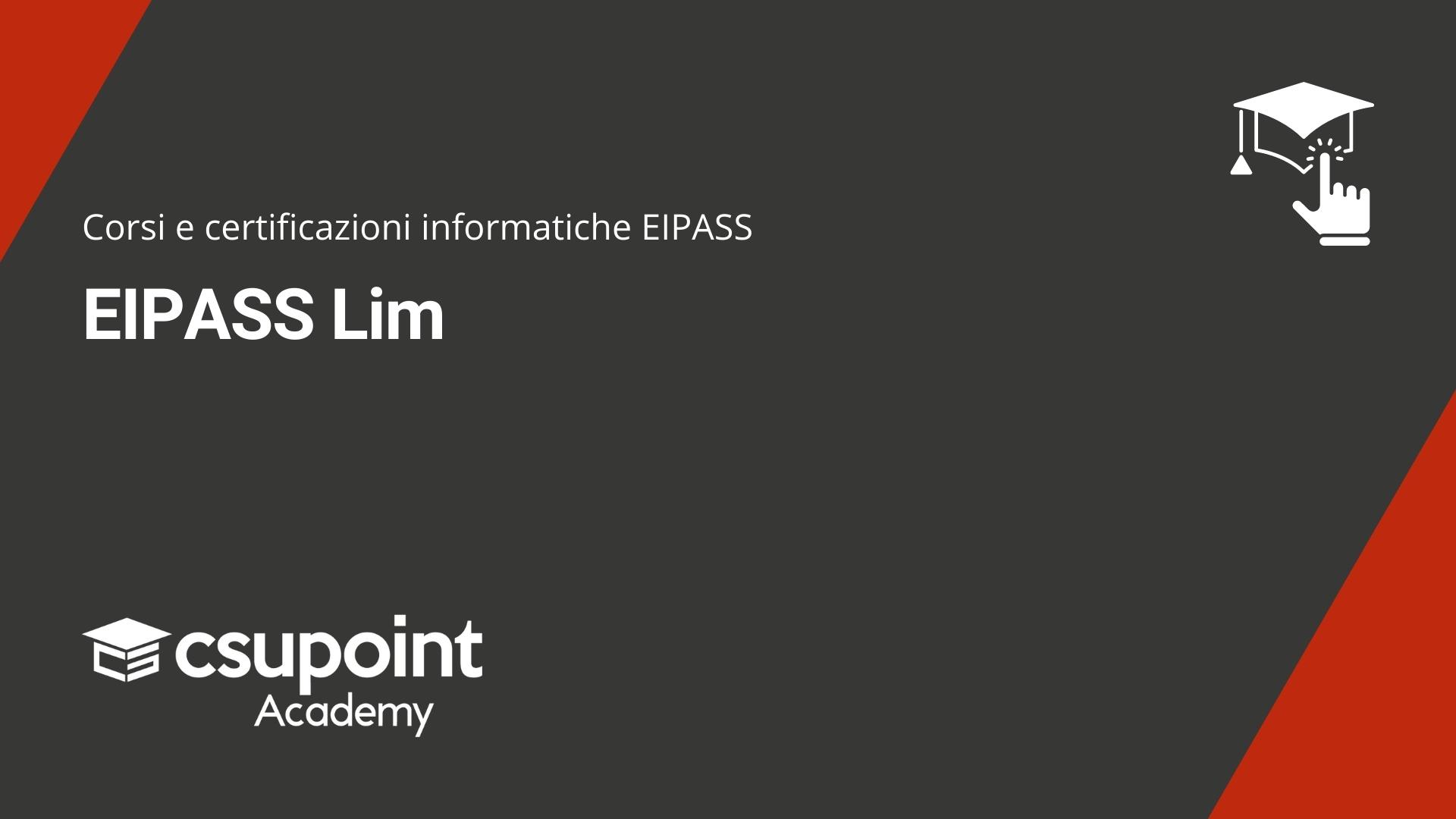 Corso online EIPASS Lim