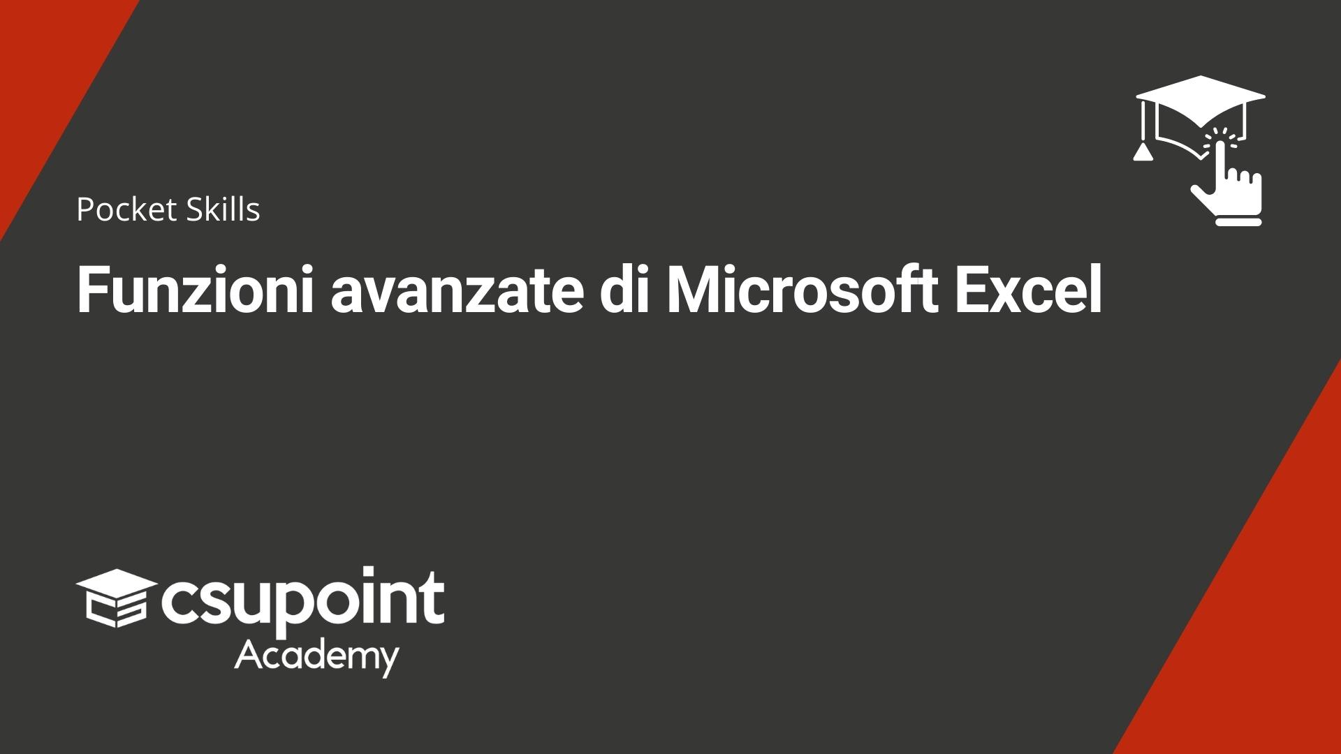 Funzioni avanzate di Microsoft Excel