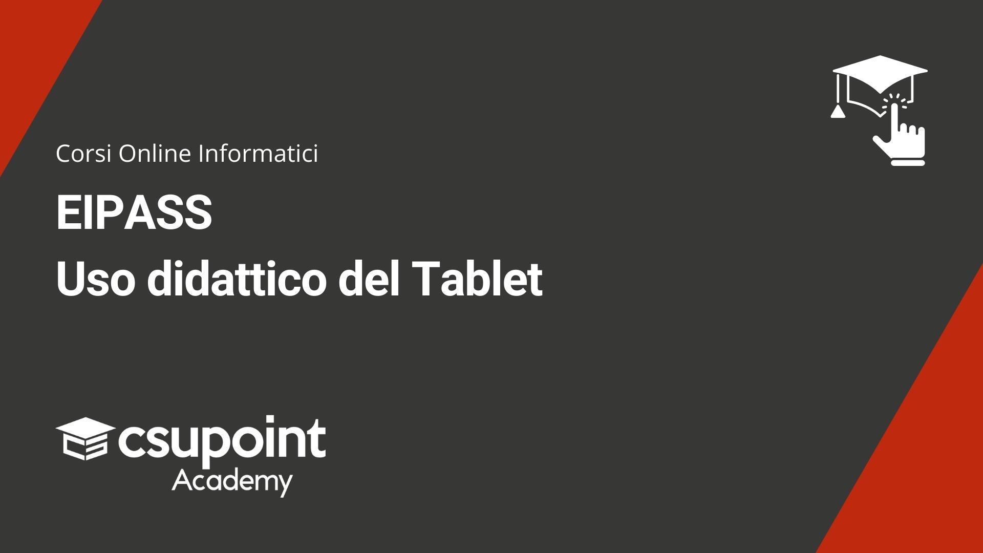 Uso didattico del Tablet