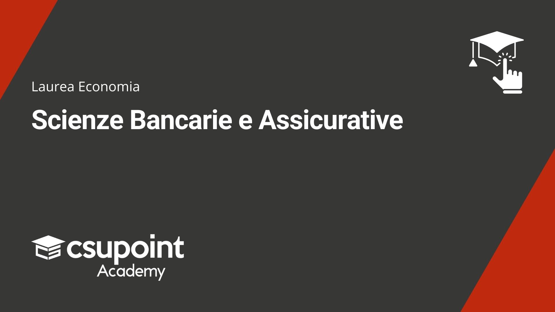 Scienze Bancarie e Assicurative