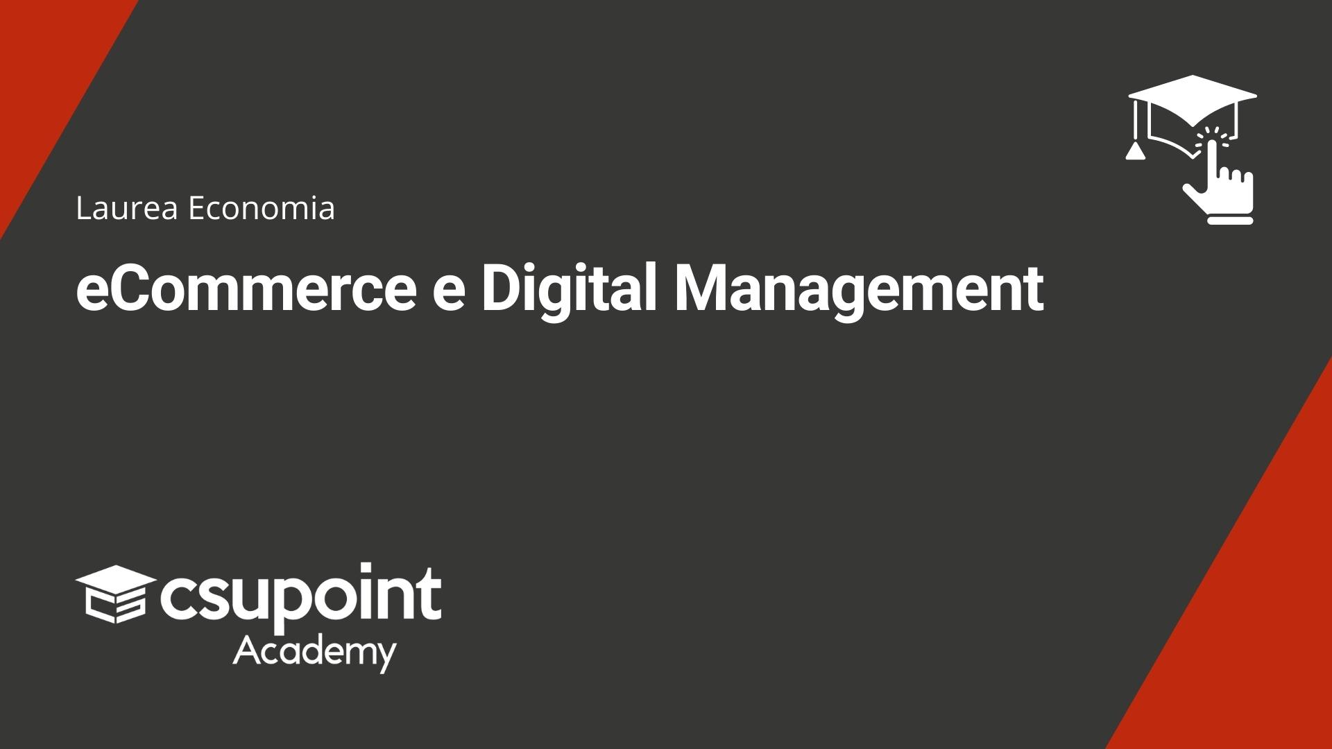 eCommerce e Digital Management