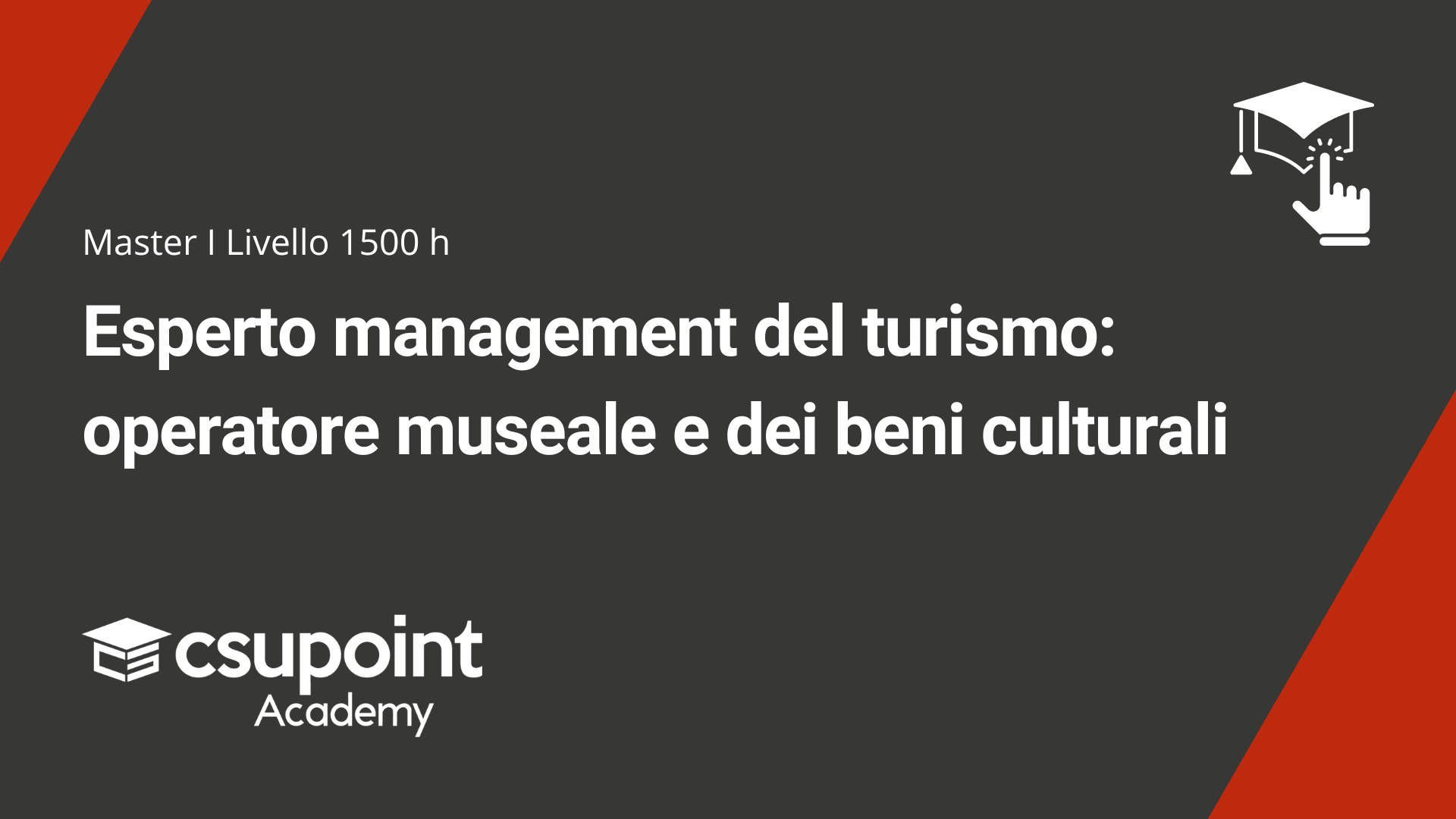 Master operatore museale e dei beni culturali