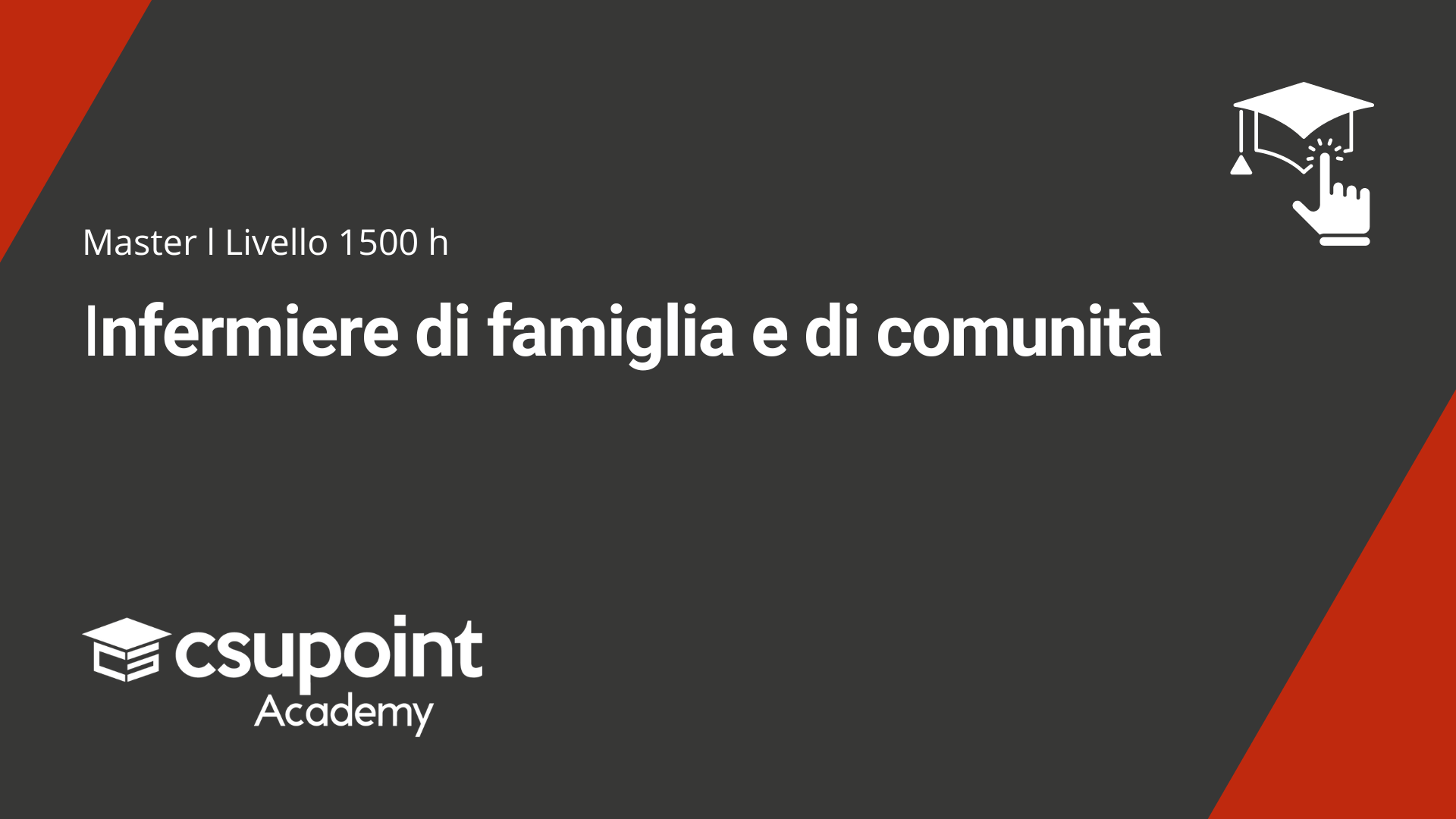 master infermiere di famiglia e di comunità