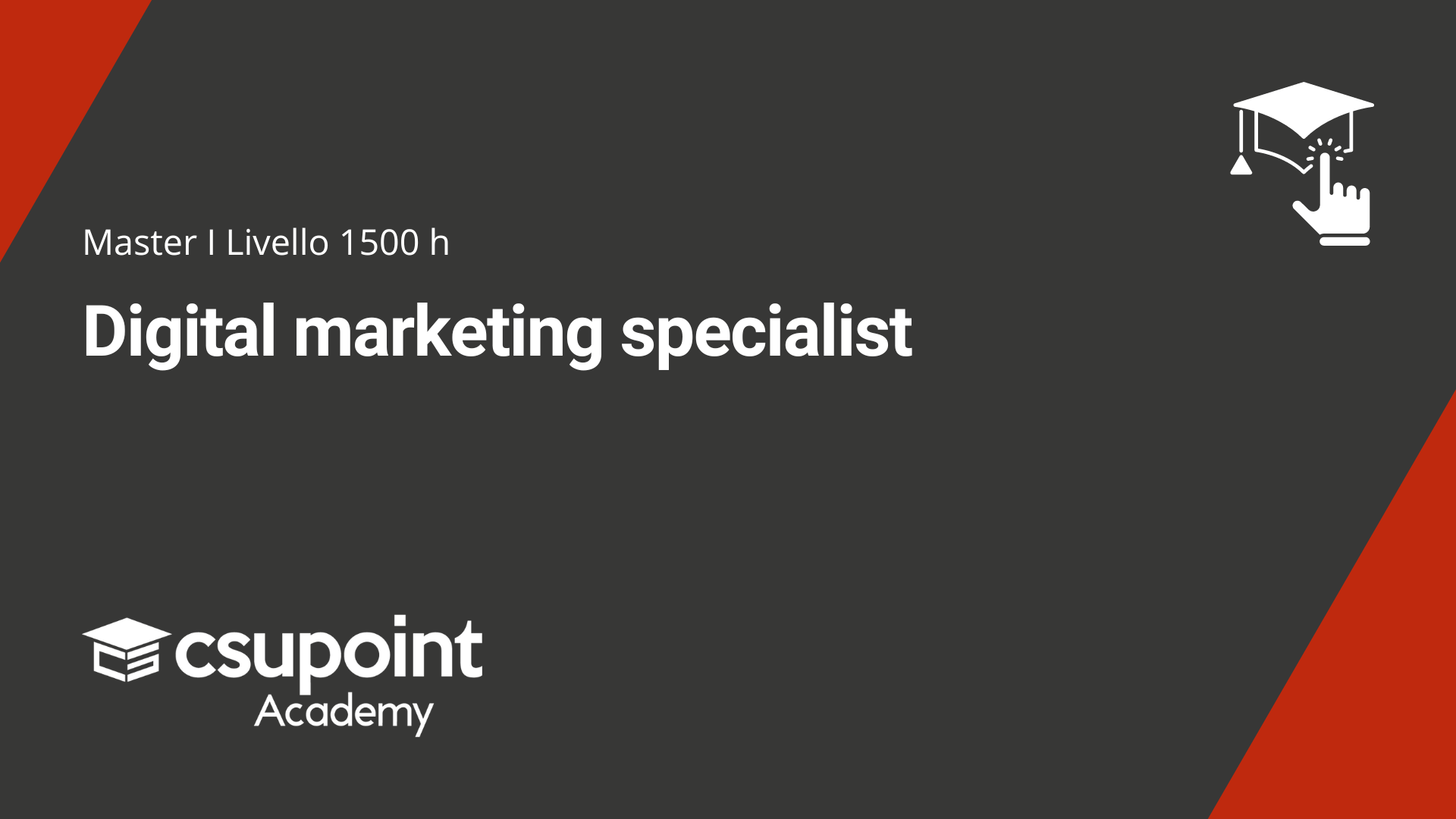 Master in digital marketing specialist online